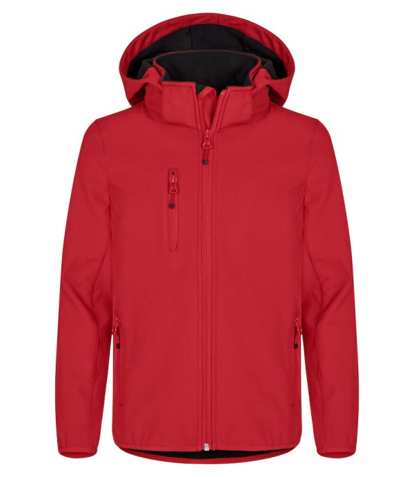 CLIQUE CLASSIC SOFTSHELL JKT JUNIOR ROOD