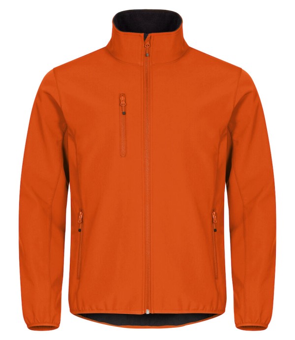 CLIQUE CLASSIC SOFTSHELL JACKET DIEP ORANJE