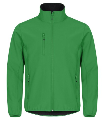 CLIQUE CLASSIC SOFTSHELL JACKET APPELGROEN