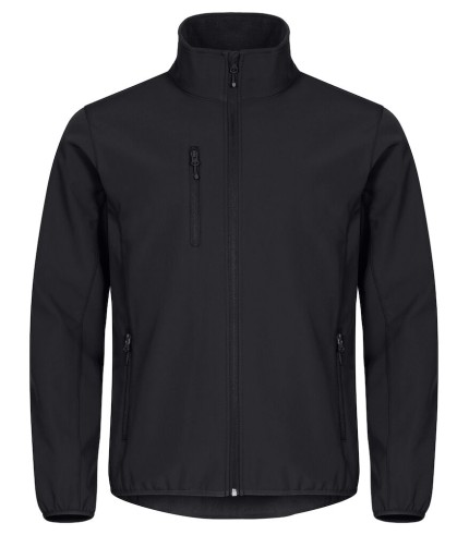 CLIQUE CLASSIC SOFTSHELL JACKET ZWART
