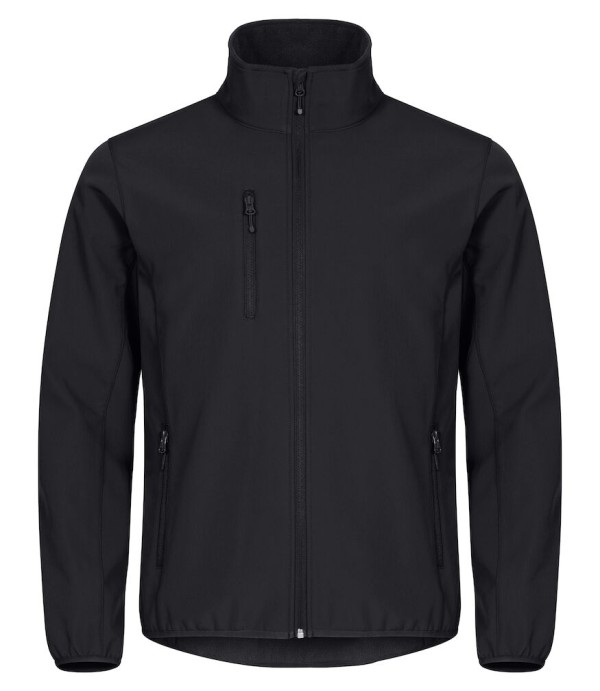 CLIQUE CLASSIC SOFTSHELL JACKET ZWART