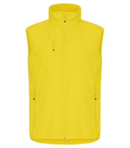 CLIQUE CLASSIC SOFTSHELL VEST LEMON