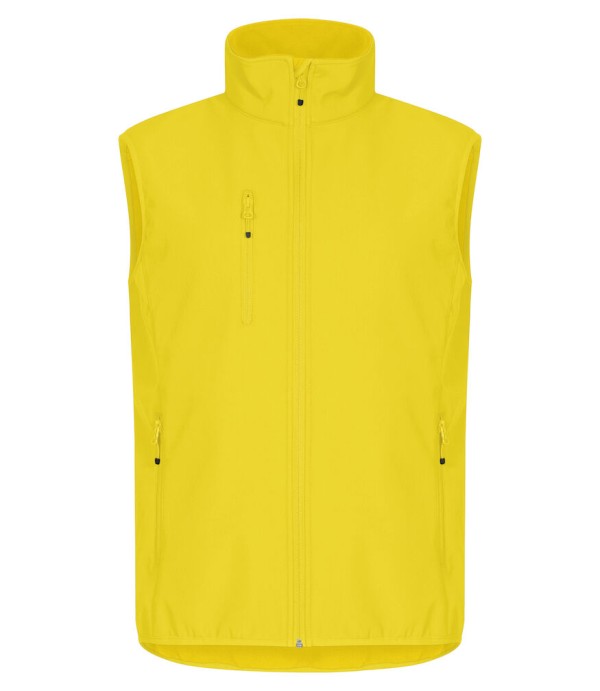 CLIQUE CLASSIC SOFTSHELL VEST LEMON