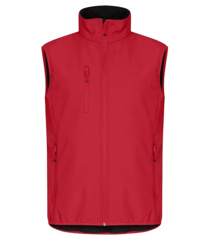 CLIQUE CLASSIC SOFTSHELL VEST ROOD