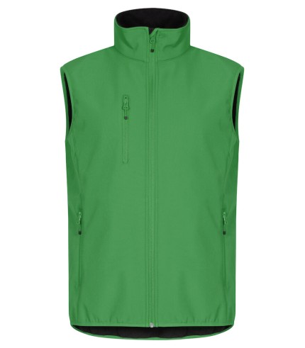 CLIQUE CLASSIC SOFTSHELL VEST APPELGROEN