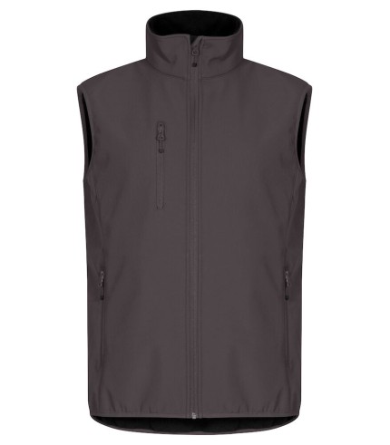 CLIQUE CLASSIC SOFTSHELL VEST DONKERGRIJS