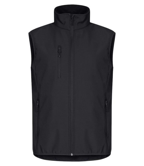CLIQUE CLASSIC SOFTSHELL VEST ZWART