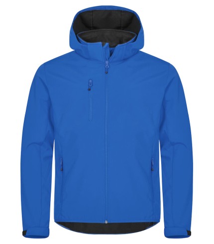 CLIQUE CLASSIC SOFTSHELL HOODY JACKET KOBALT