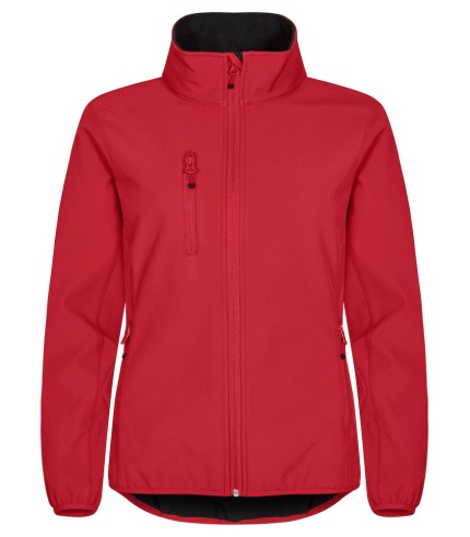 CLIQUE CLASSIC SOFTSHELL JACKET WOMEN ROOD