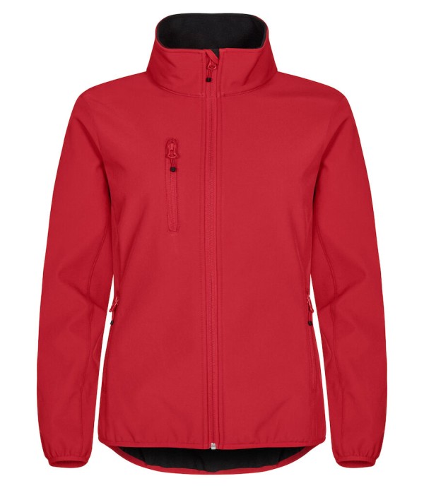 CLIQUE CLASSIC SOFTSHELL JACKET WOMEN ROOD
