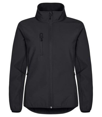 CLIQUE CLASSIC SOFTSHELL JACKET WOMEN ZWART