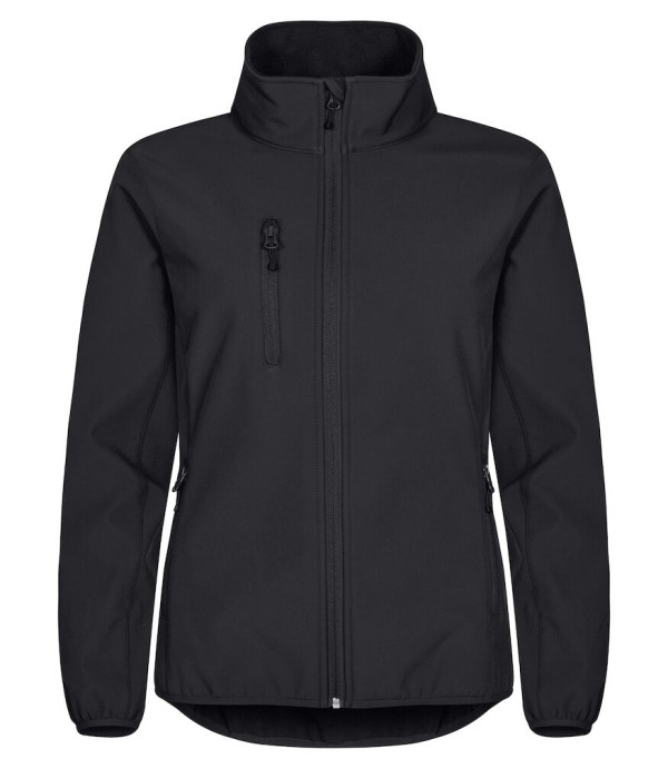 CLIQUE CLASSIC SOFTSHELL JACKET WOMEN ZWART