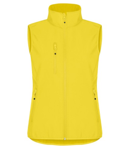 CLIQUE CLASSIC SOFTSHELL VEST WOMEN LEMON