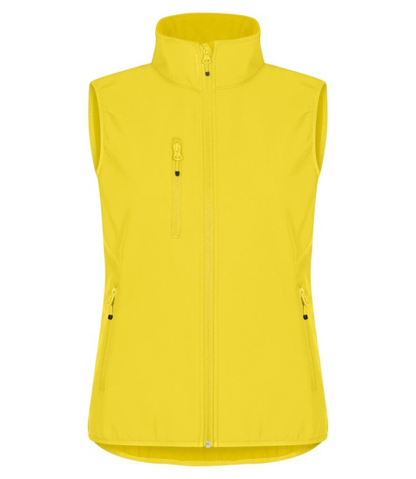 CLIQUE CLASSIC SOFTSHELL VEST WOMEN LEMON