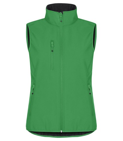 CLIQUE CLASSIC SOFTSHELL VEST WOMEN APPELGROEN
