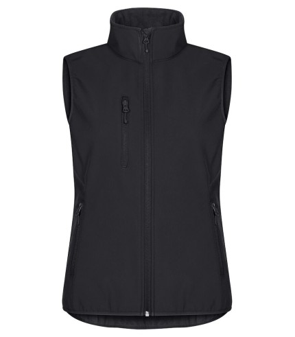 CLIQUE CLASSIC SOFTSHELL VEST WOMEN ZWART