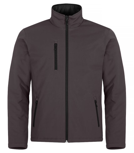 CLIQUE PADDED SOFTSHELL JACKET DONKERGRIJS