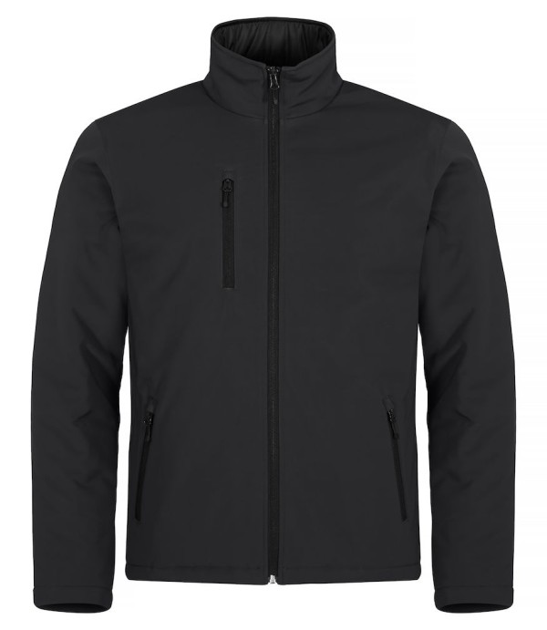 CLIQUE PADDED SOFTSHELL JACKET ZWART
