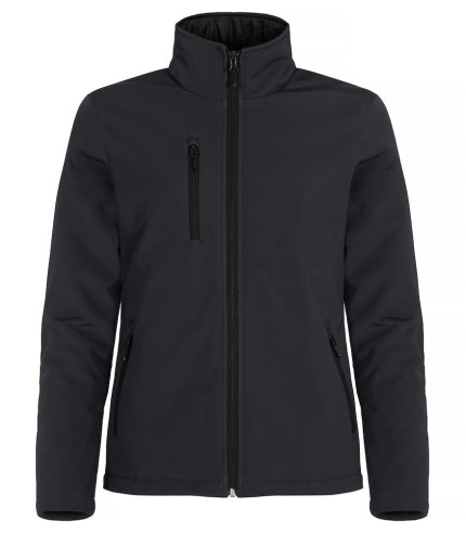 CLIQUE PADDED SOFTSHELL JACKET WOMEN ZWART