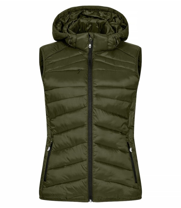 CLIQUE IDAHO VEST WOMEN MISTGROEN
