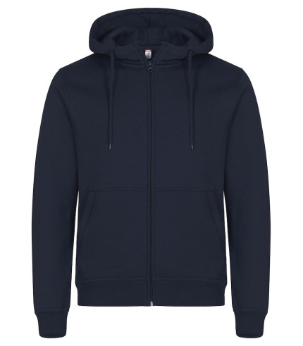 CLIQUE MIAMI HOODY FZ DARK NAVY