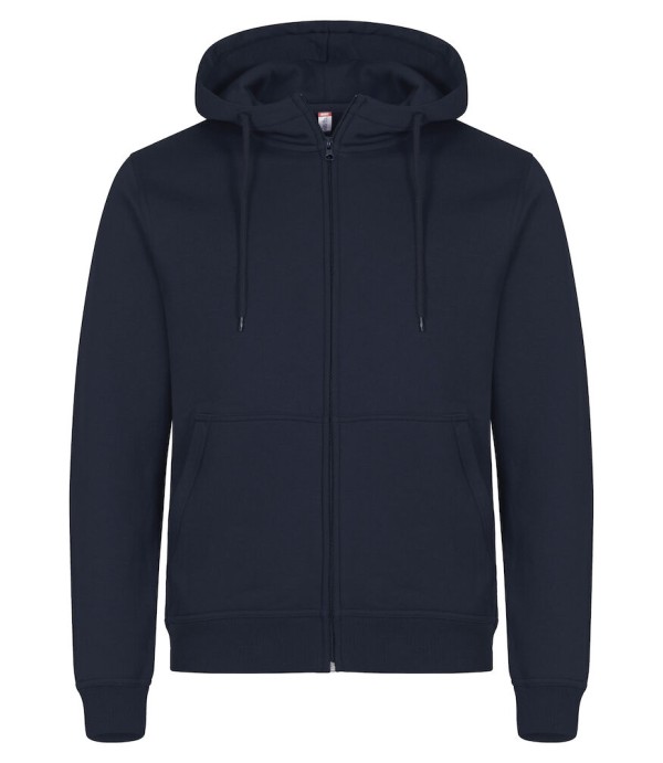 CLIQUE MIAMI HOODY FZ DARK NAVY