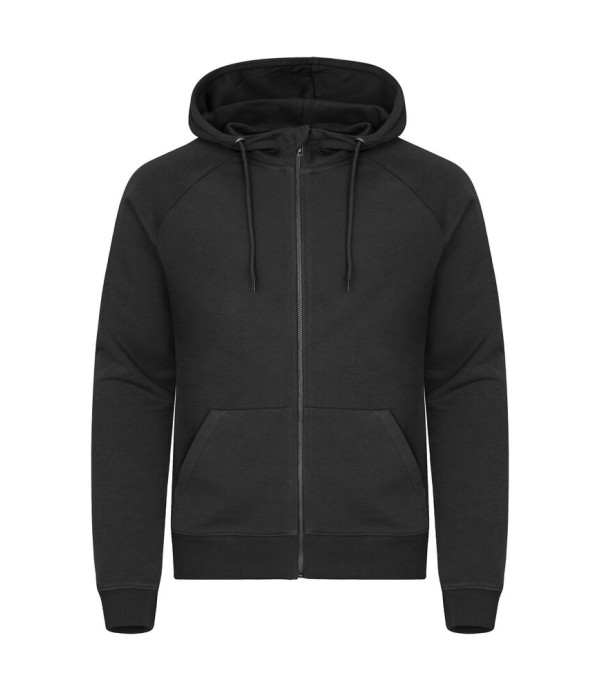 CLIQUE MIAMI PRO HOODY FULL ZIP ZWART