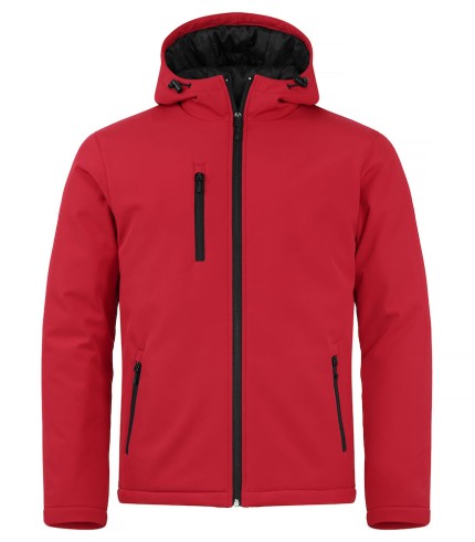 CLIQUE PADDED HOODY SOFTSHELL JACKET ROOD