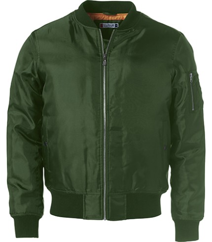 CLIQUE BOMBER JACKET LEGERGROEN