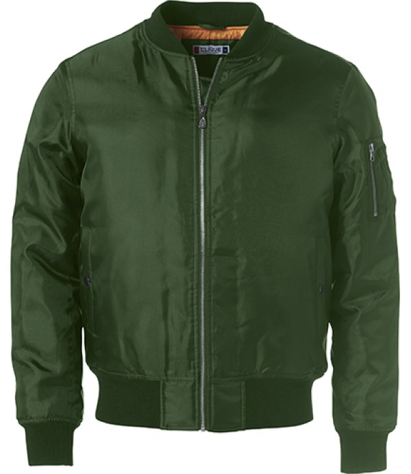 CLIQUE BOMBER JACKET LEGERGROEN