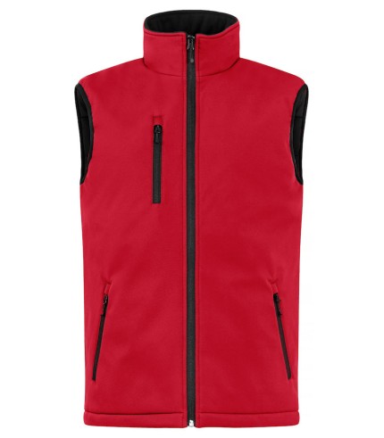 CLIQUE PADDED SOFTSHELL VEST ROOD