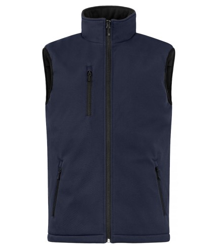 CLIQUE PADDED SOFTSHELL VEST DARK NAVY
