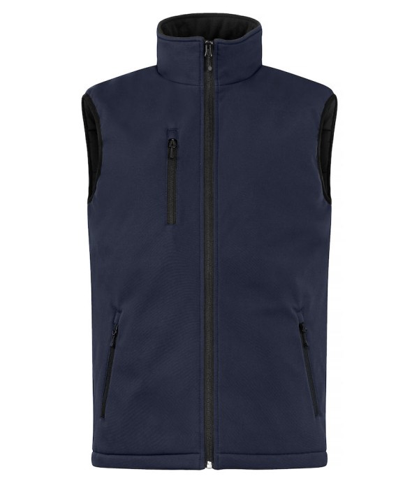 CLIQUE PADDED SOFTSHELL VEST DARK NAVY