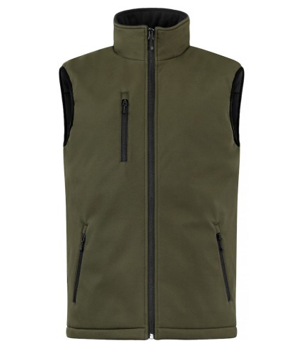 CLIQUE PADDED SOFTSHELL VEST MISTGROEN