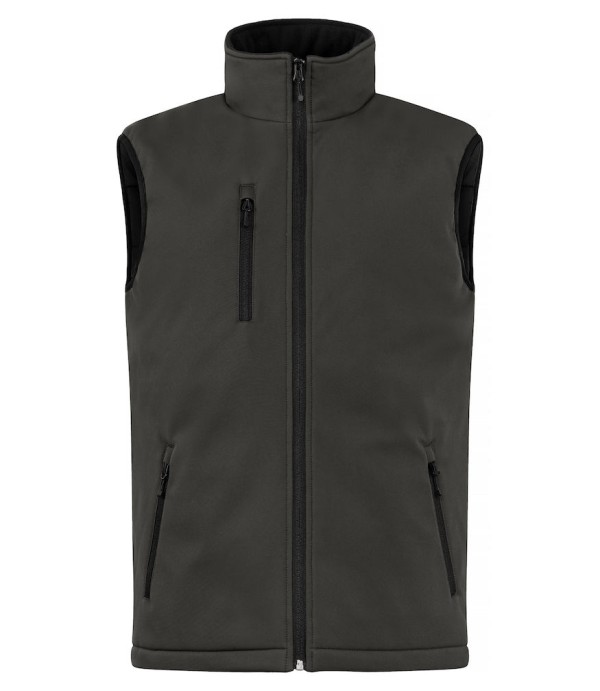 CLIQUE PADDED SOFTSHELL VEST DONKERGRIJS