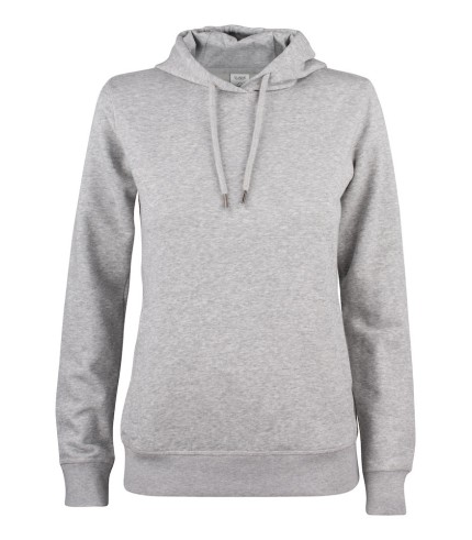 CLIQUE PREMIUM OC HOODY WOMEN GRIJSMELANGE