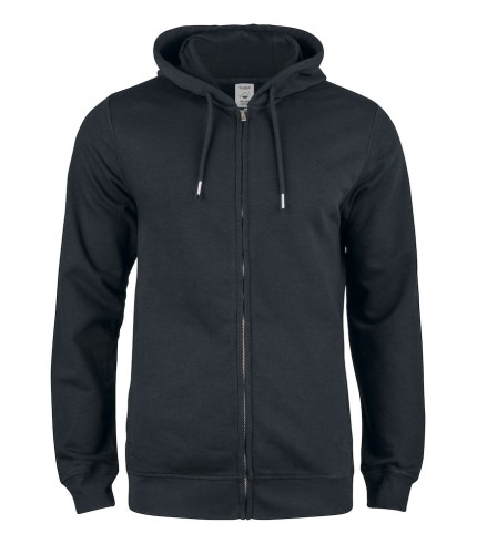 CLIQUE PREMIUM OC HOODY FZ ZWART