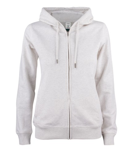 CLIQUE PREMIUM OC HOODY FZ WOMEN NATURE MELANGE