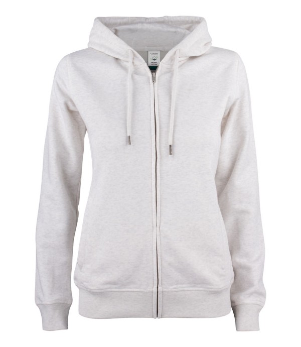CLIQUE PREMIUM OC HOODY FZ WOMEN NATURE MELANGE