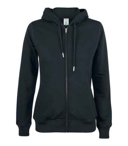 CLIQUE PREMIUM OC HOODY FZ WOMEN ZWART
