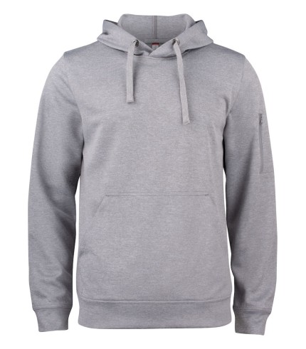 CLIQUE BASIC ACTIVE HOODY GRIJSMELANGE