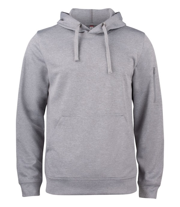CLIQUE BASIC ACTIVE HOODY GRIJSMELANGE