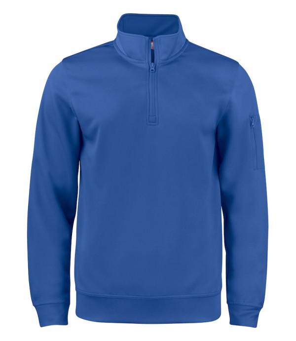 CLIQUE BASIC ACTIVE HALF ZIP KOBALT