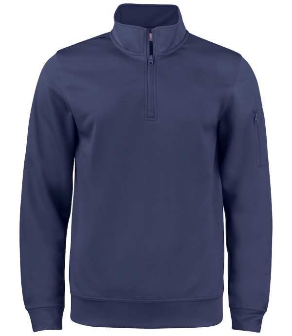 CLIQUE BASIC ACTIVE HALF ZIP DARK NAVY