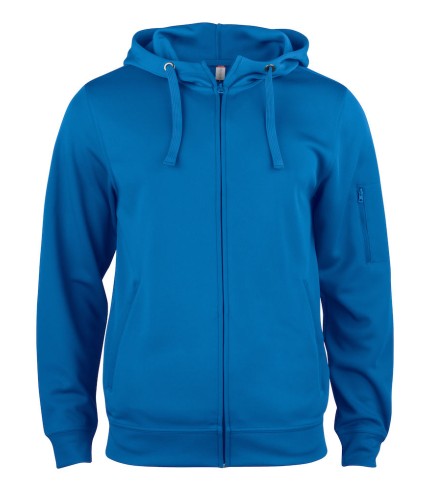 CLIQUE BASIC ACTIVE HOODY FZ KOBALT