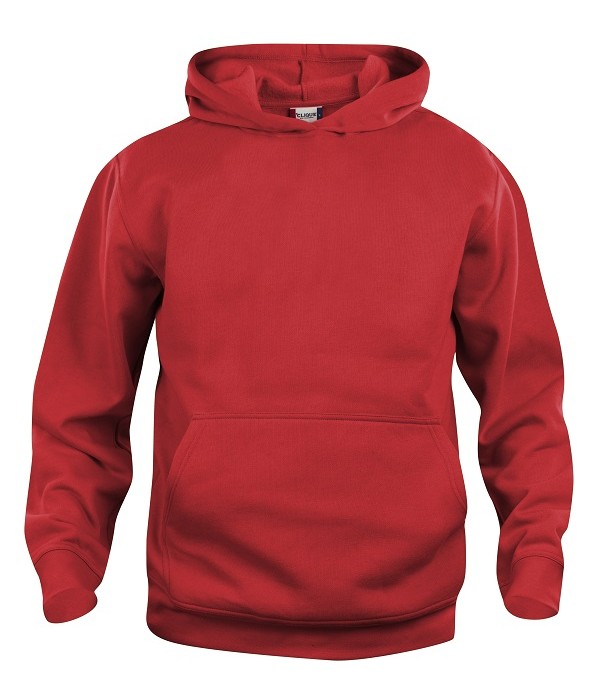 CLIQUE BASIC HOODY JUNIOR ROOD