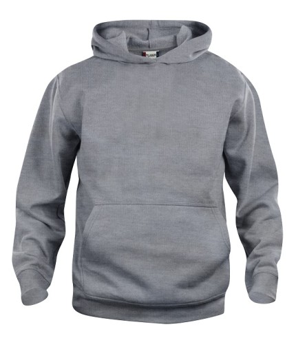 CLIQUE BASIC HOODY JUNIOR GRIJSMELANGE