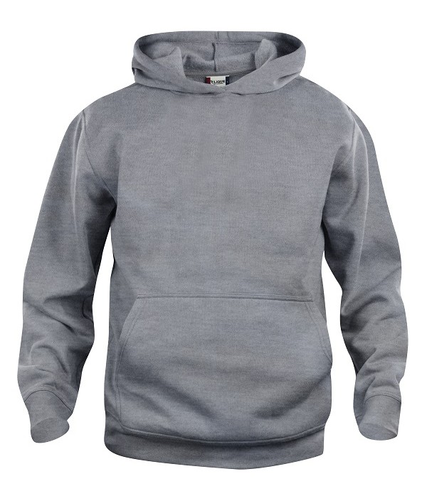 CLIQUE BASIC HOODY JUNIOR GRIJSMELANGE