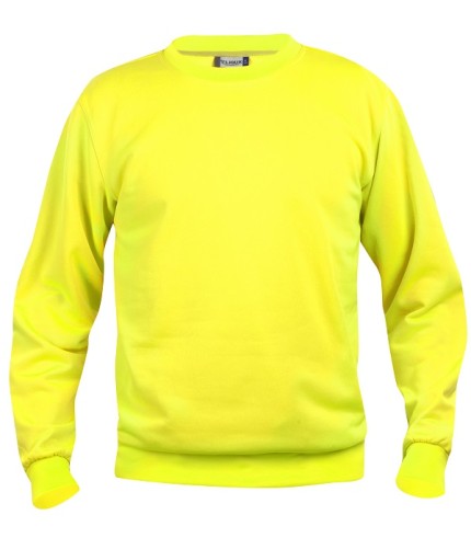 CLIQUE BASIC ROUNDNECK SIGNAALGEEL