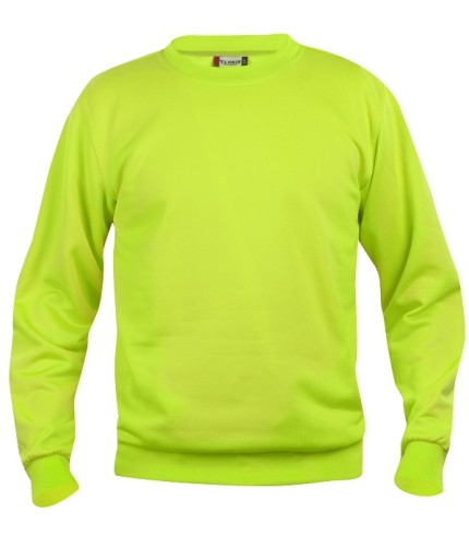 CLIQUE BASIC ROUNDNECK SIGNAALGROEN
